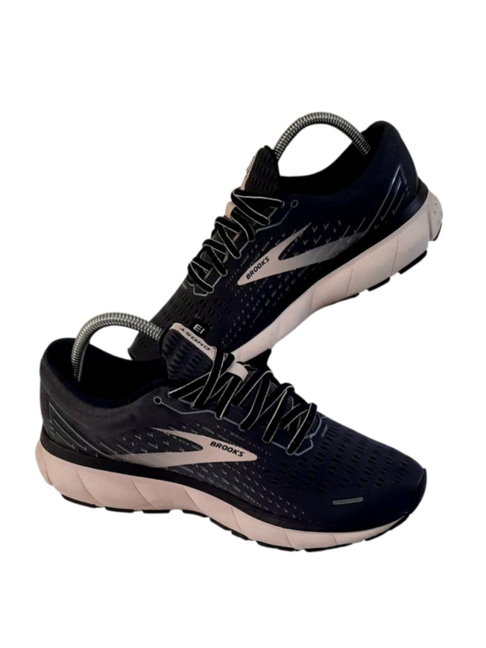 Brooks-Women's Ghost 13 Charcoal Low-top Lace-up Gray Running Shoes size 9 - Picture 6 of 6
